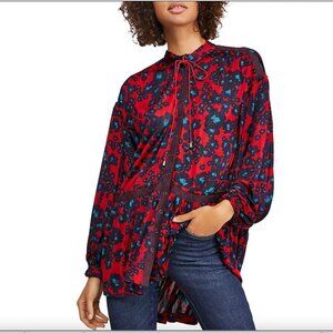 Free People Love Letter Floral Tunic Dress Size Medium